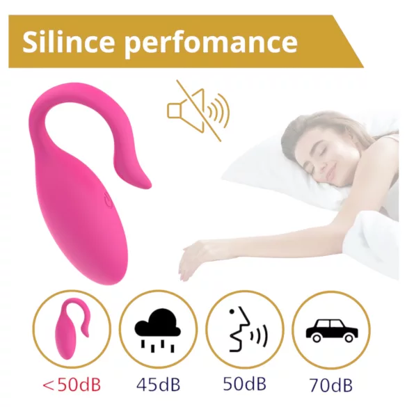 Sweet Play - vibrējoša olas tipa seksa rotaļlieta rozā