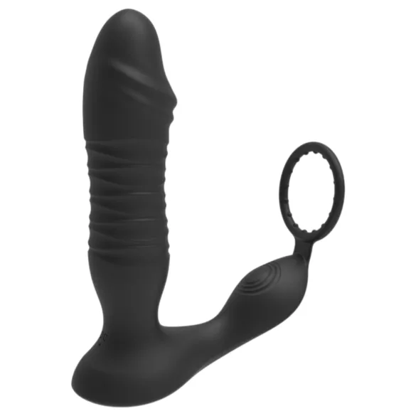 Men's Play - anālais vibrators ar attālinātu vadību melns