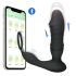 Men's Play - vieds, stimulējošs anālais vibrators (melns)