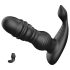 Vīriešu baudīšanai - augšup-leju prostatas vibrators (melns)