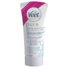   Veet Pure - depilācijas krēms kājām un ķermenim jutīgai ādai 200ml