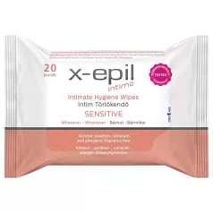   X-Epil Intimo Sensitive - intīmās salvetes jutīgai ādai 20 gab
