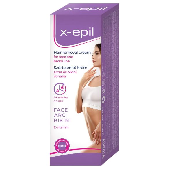 X-Epil - Krēms sejas/bikini zonas depilācijai (40ml)
