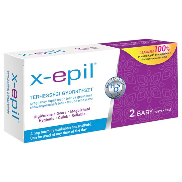 X-Epil - Grūtniecības ātrais tests (2 gab.)