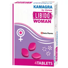   Kamagra by Carene Libido Woman - uztura bagātinātāja tabletes sievietēm - 4 gab.