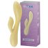Desirel Desire Dew - gudrais vibrators ar klitora stimulatoru (dzeltens)