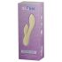 Desirel Desire Dew - gudrais vibrators ar klitora stimulatoru (dzeltens)