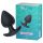 Desirel Obsidian - gudrais anālais vibrators (melns)