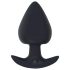 Desirel Obsidian - gudrais anālais vibrators (melns)