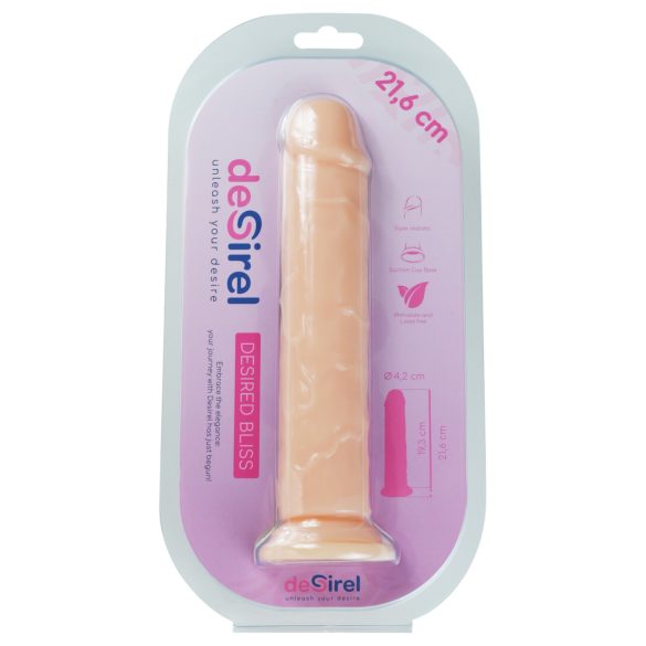 Desirel Kārīgu Svētlaime - piesūcekņa dildo (dabīgs)