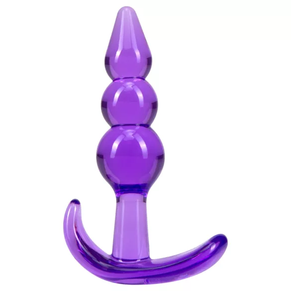 Desirel - anālais plug ar bumbiņām, violets