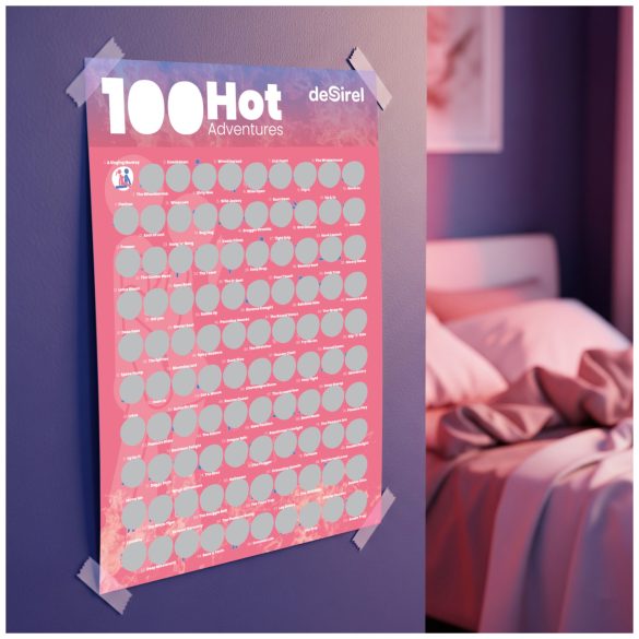 Desirel - kaparāmā spēle pāru seksa pozām 100 pozīcijas plakāts