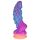 OgazR - spīdošais pūķis vibrators - 22cm (violeti-rozā)