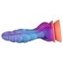 OgazR - spīdošais pūķis vibrators - 22cm (violeti-rozā)