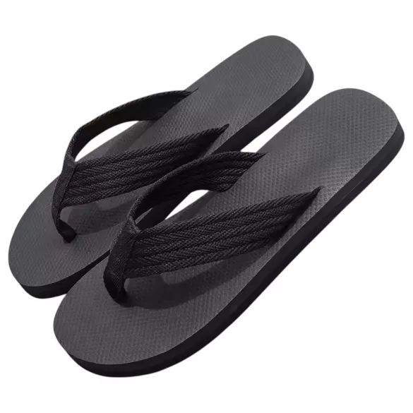 Flip-flop čības vīriešu dzimumlocekļa raksts melnas