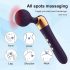 Lokanā, uzlādējama masāžas vibrators (melns)