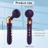 Lokanā, uzlādējama masāžas vibrators (melns)