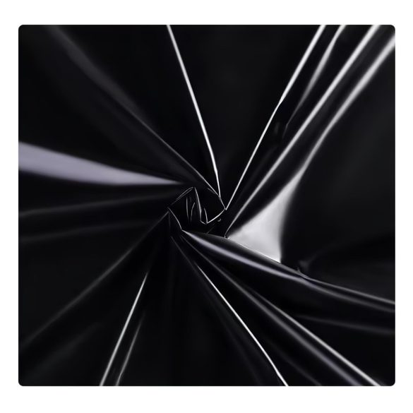 Ūdens un eļļas necaurlaidīgs seksa palags - 220x130 cm (melns)