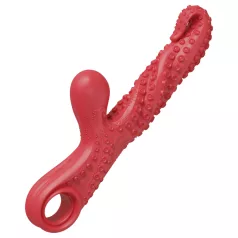   Monster Fuck - vibrator ar klitora kātiņu, polipveida, sarkans