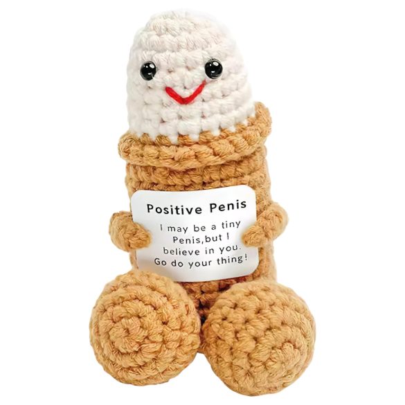 Pozitīvs dildo - vīriešu forma - silikona - bēšs