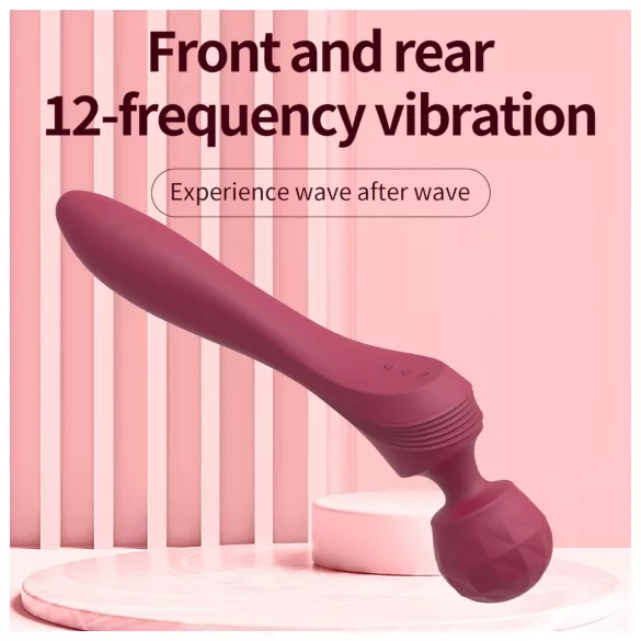 Lonely - vibrators sievietēm ar izliektu formu, sarkans