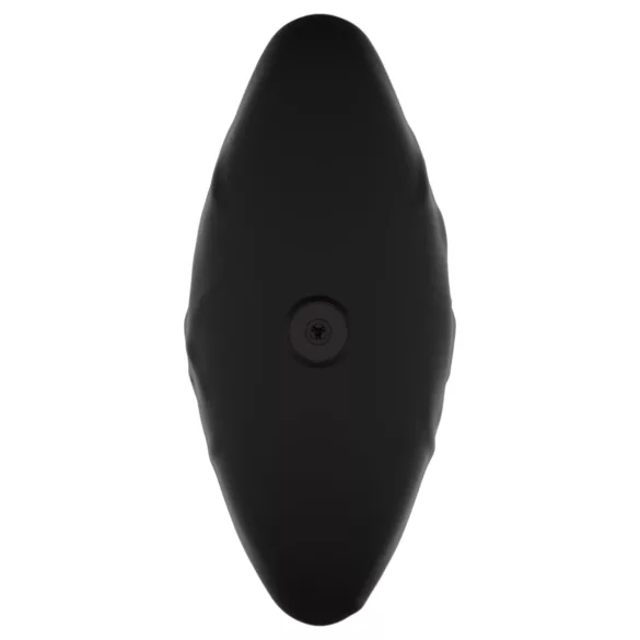 Kangvo - magnētisks piepūšams silikona dildo (melns)