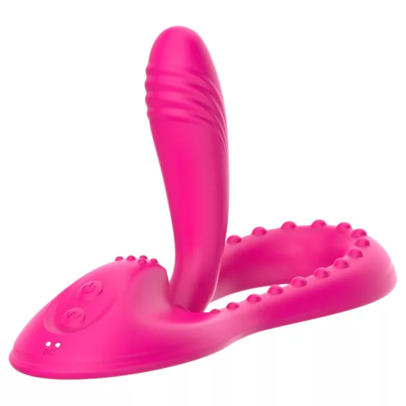 Mroow - elastīgs spilvena vibrators (rozā)