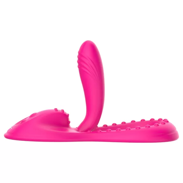 Mroow - elastīgs spilvena vibrators (rozā)