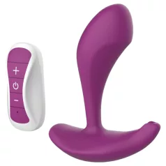 Mroow - anālais vibrators ar tālvadības pulti (violets)