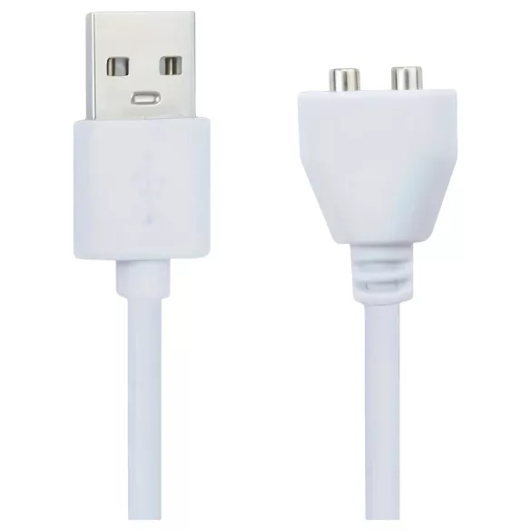 Pleasure Charge Wilson - magnētiska USB uzlādes kabelis (balts)