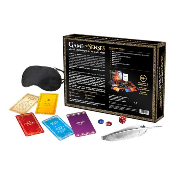 Sajūtu spēle - pieaugušo galda spēle - angļu valodā