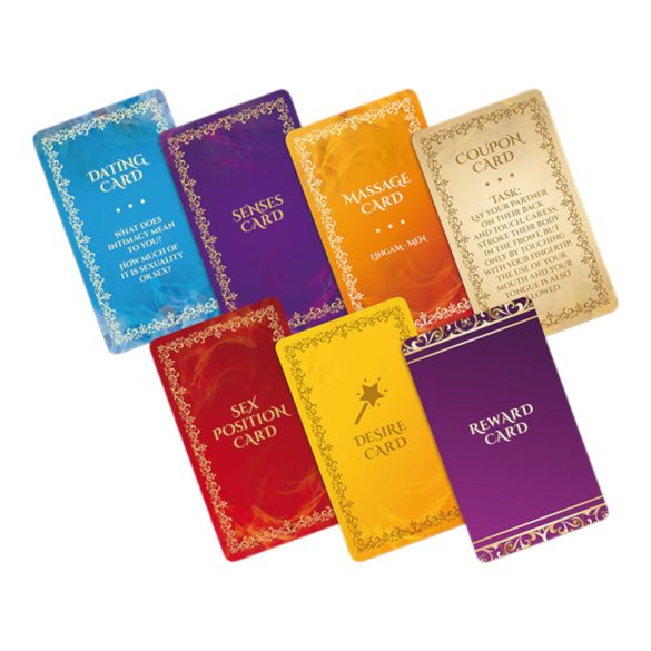 Sajūtu spēle - pieaugušo galda spēle - angļu valodā