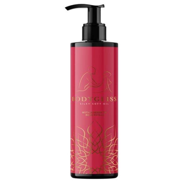 BodyGliss - masāžas eļļa un lubrikants rožu aromāts 150ml