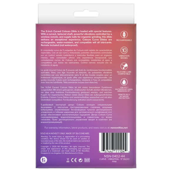 NS Novelties - 2 vienā klitora un G-punkta vibrators (rozā)