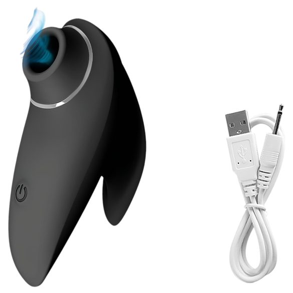 AlvUp - klitora stimulators ar gaisa viļņiem vibrators melns