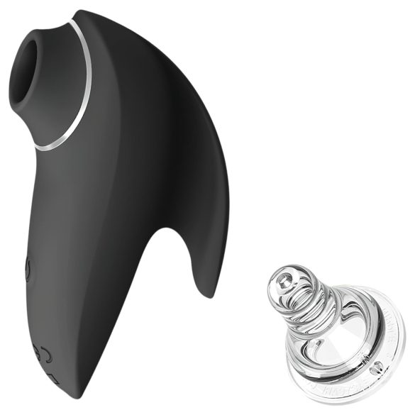 AlvUp - klitora stimulators ar gaisa viļņiem vibrators melns