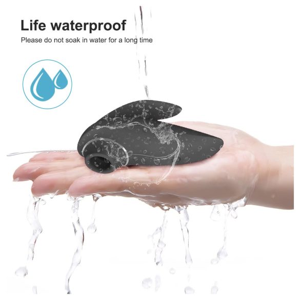 AlvUp - klitora stimulators ar gaisa viļņiem vibrators melns