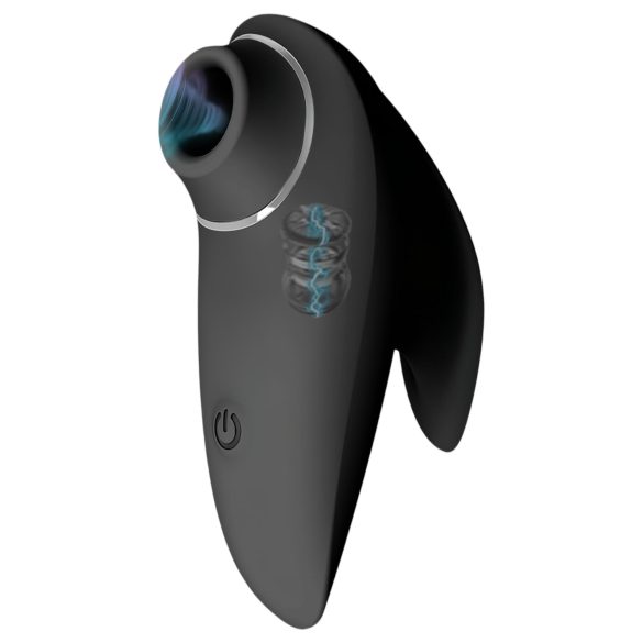 AlvUp - klitora stimulators ar gaisa viļņiem vibrators melns