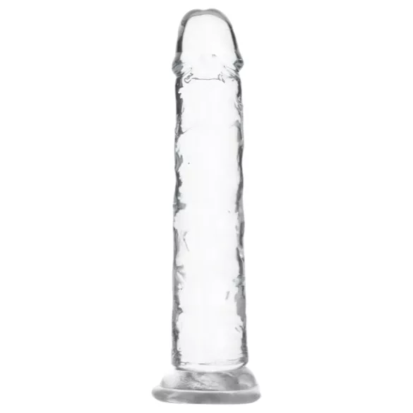 Addiction Crystal - dildo ar piesūcekni caurspīdīgs 18 cm