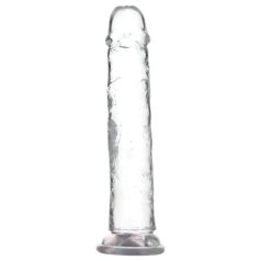 Addiction Crystal - dildo ar piesūcekni caurspīdīgs 20 cm