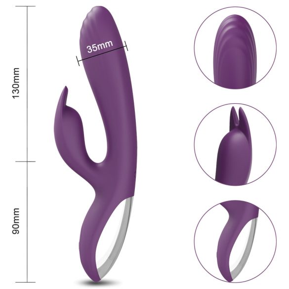 AlvUp - G-punkta vibrators ar trusīša ausīm violets