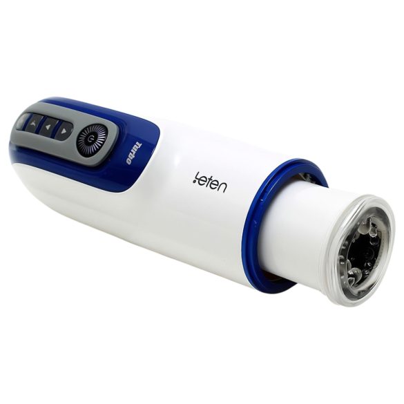 Leten vīriešu masturbators ar skaņu un sildīšanu balts