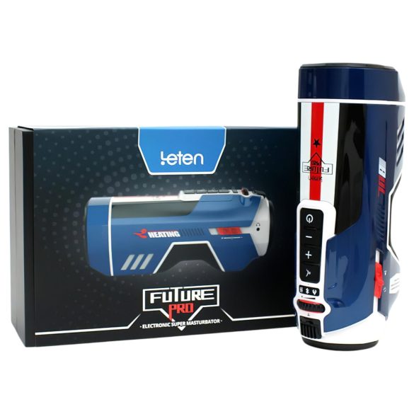 Leten SM Future Pro - spiedējs, karsējošs un skaņas masturbators (zils)