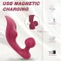 Sex HD Chomper - klitora un anālais vibrators sarkans