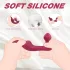Sex HD Chomper - klitora un anālais vibrators sarkans