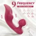 Sex HD Chomper - klitora un anālais vibrators sarkans