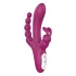 Sex HD Joker - trīszaru vibrators uzlādējams ūdensizturīgs violets