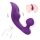 Ūdensnecaurlaidīgs klitora un anālā vibrators (violets)
