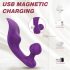 Ūdensnecaurlaidīgs klitora un anālā vibrators (violets)