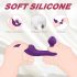 Ūdensnecaurlaidīgs klitora un anālā vibrators (violets)